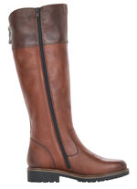 Remonte, gefütterte Damen-Stiefel, Winterschuhe, Weite G, mit Reissverschluss MARONE-MOKKA