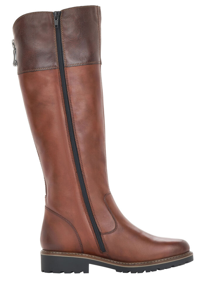 Remonte, gefütterte Damen-Stiefel, Winterschuhe, Weite G, mit Reissverschluss MARONE-MOKKA