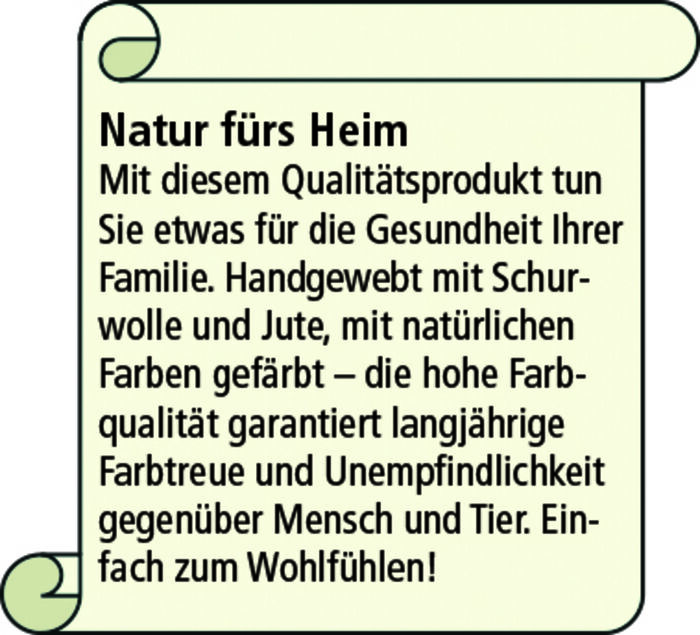 Handgewebte Teppiche aus Neuseeland-Schurwolle CREME