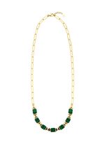 Eleganz trifft auf Moderne – Garnitur mit synth. Malachit 