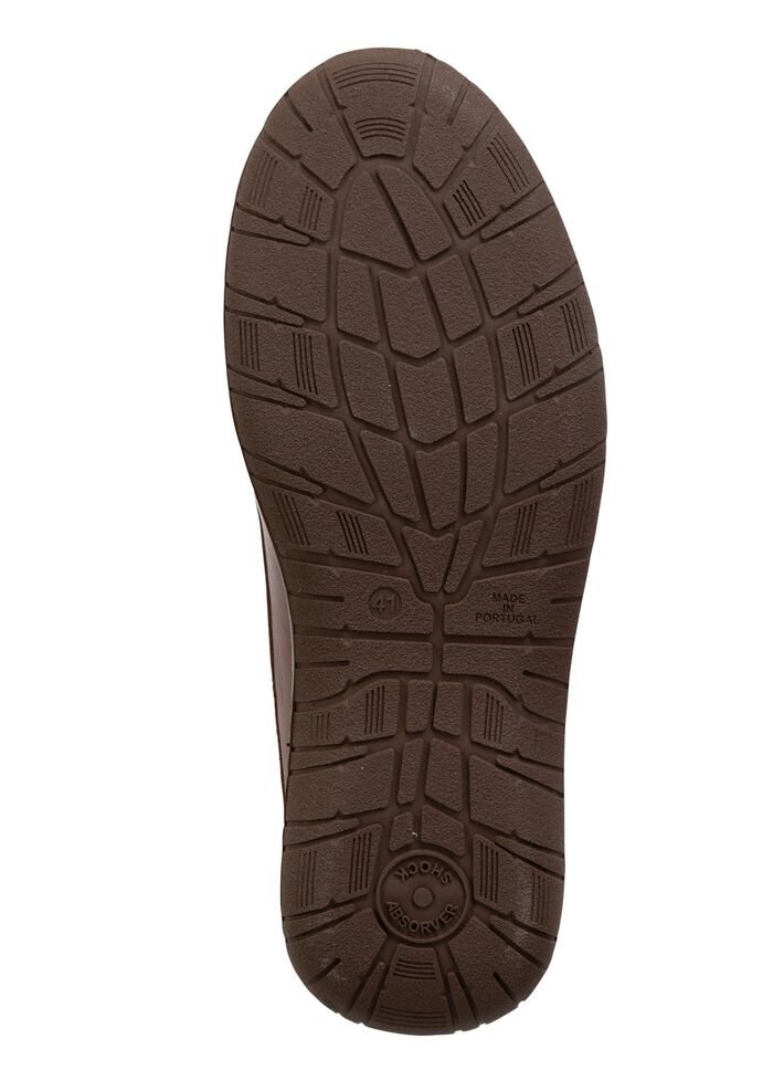 Schn&uuml;r-Boots aus schattiertem Rind-Nappaleder 