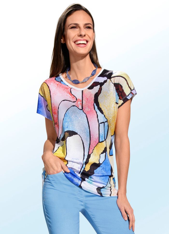 Wundervolles Shirt mit &uuml;berschnittener Schulterpartie 