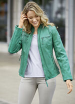 Lederkurzjacke von «Cabrini» 