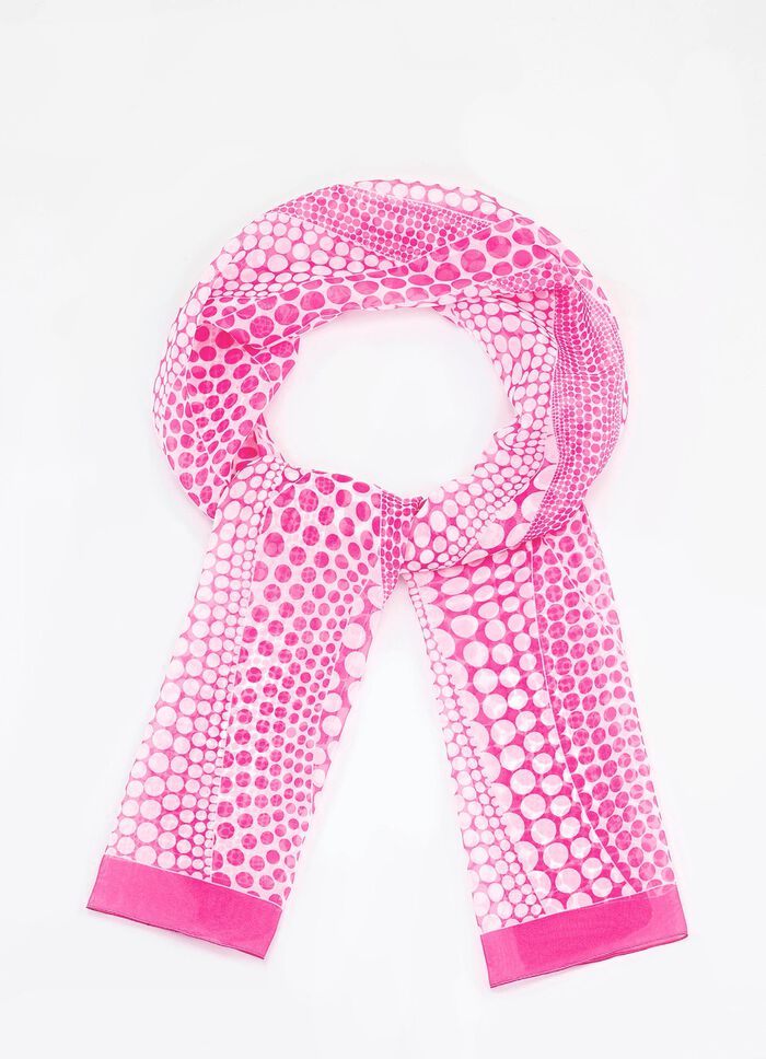 Schal mit Punktedessin 