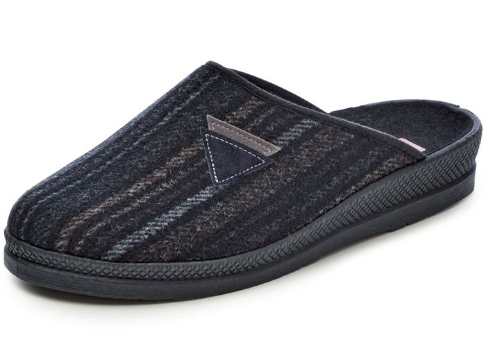 Klassische Herren-Hausschuhe, mit anatomisch geformtem Fussbett 
