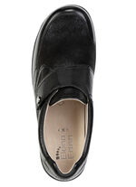 ELENA EDEN, komfortable Damen-Slipper, Weite K, mit herausnehmbarem Fussbett SCHWARZ