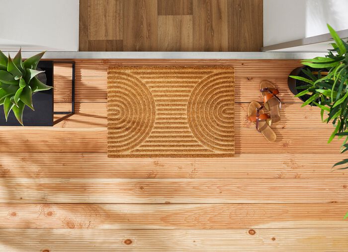 Kokosfussmatte aus echten Kokosfasern 