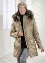 Jacke in 2 Farben GOLDBEIGE