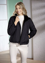 Wende-Kurzjacke mit Reißverschlussleiste 