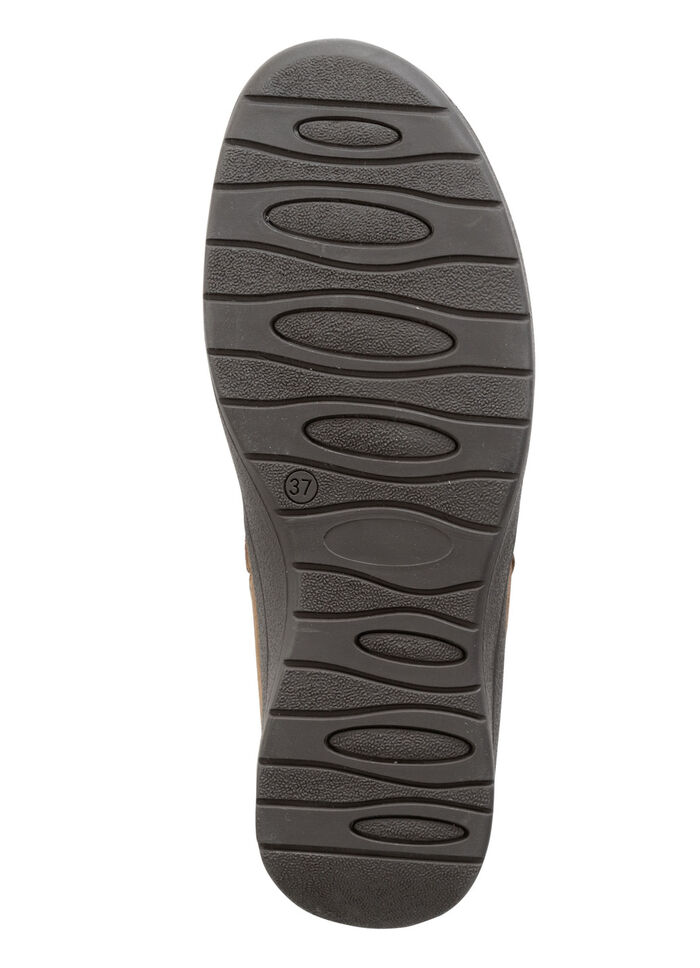 ELENA EDEN, atmungsaktive Damen-Boots, Weite H, mit herausnehmbarem Fussbett COGNAC