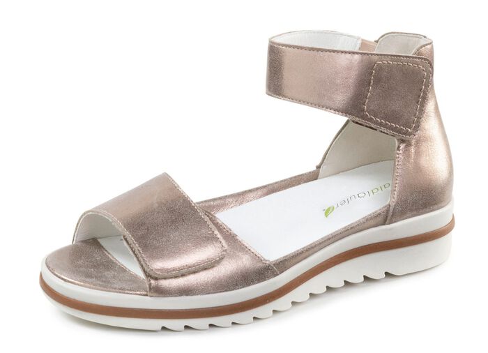 Waldl&auml;ufer Sandale mit herausnehmbarem Lederfussbett 