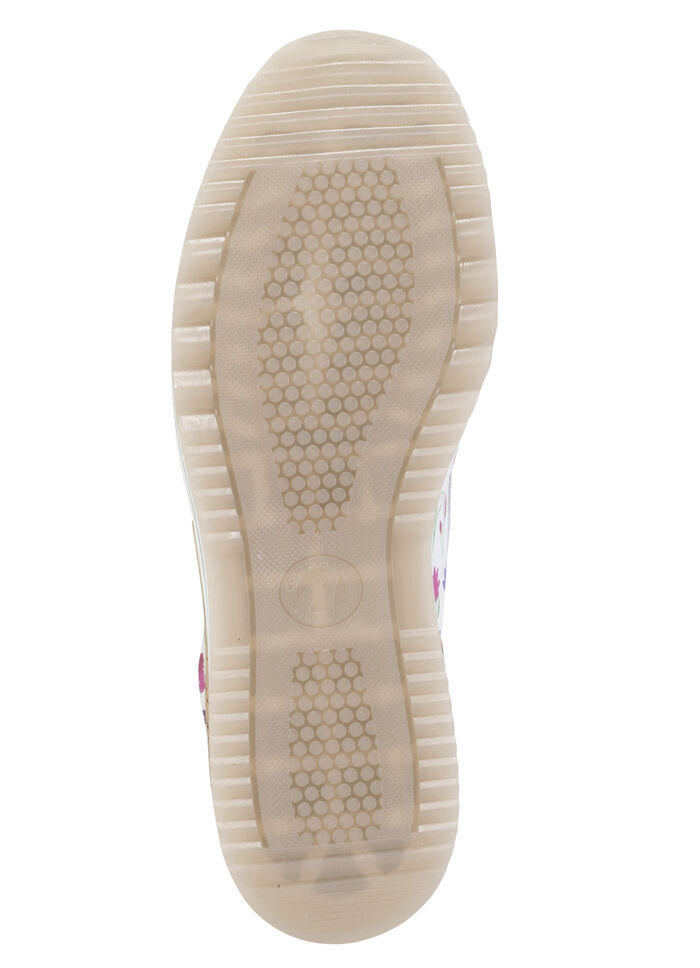 ELENA EDEN, modische Damen-Sneaker, Weite H, mit herausnehmbarem Fussbett WEISS-BUNT