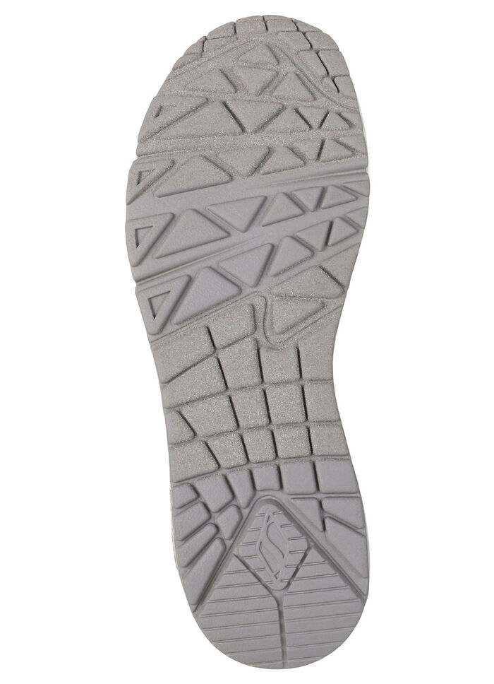 SKECHERS, trendige Damen-Sneaker, mit sichtbarem Luftpolster WEISS-LEO