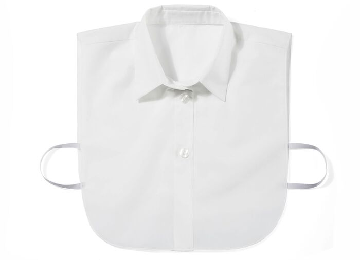 Klaus Modelle, Damen-Blusenkragen, aus feinem Popeline 