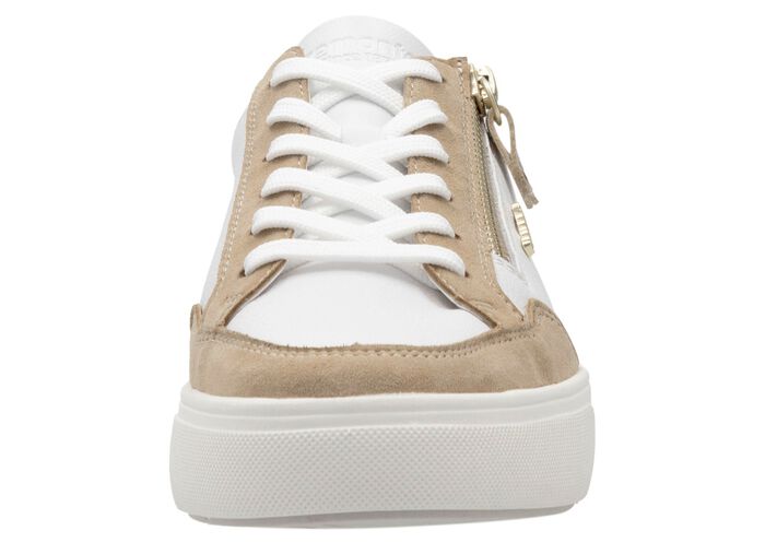 Remonte Sneaker aus Nappa- und Veloursleder mit Metallic-Besatz 
