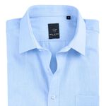 Langarm-Hemd von &laquo;Milano Italy&raquo; mit Kentkragen in 5 Farben BLEU