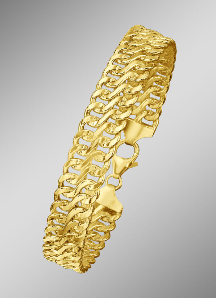 Doppel-Panzerketten-Armband 