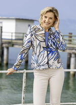 Kurzjacke mit eindrucksvollem Dessin 