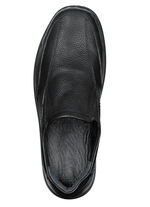 GINO GALANTE, klassische Herren-Slipper, mit herausnehmbarem Fussbett SCHWARZ