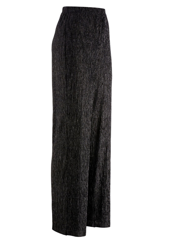 Edel schimmernde Hose SCHWARZ