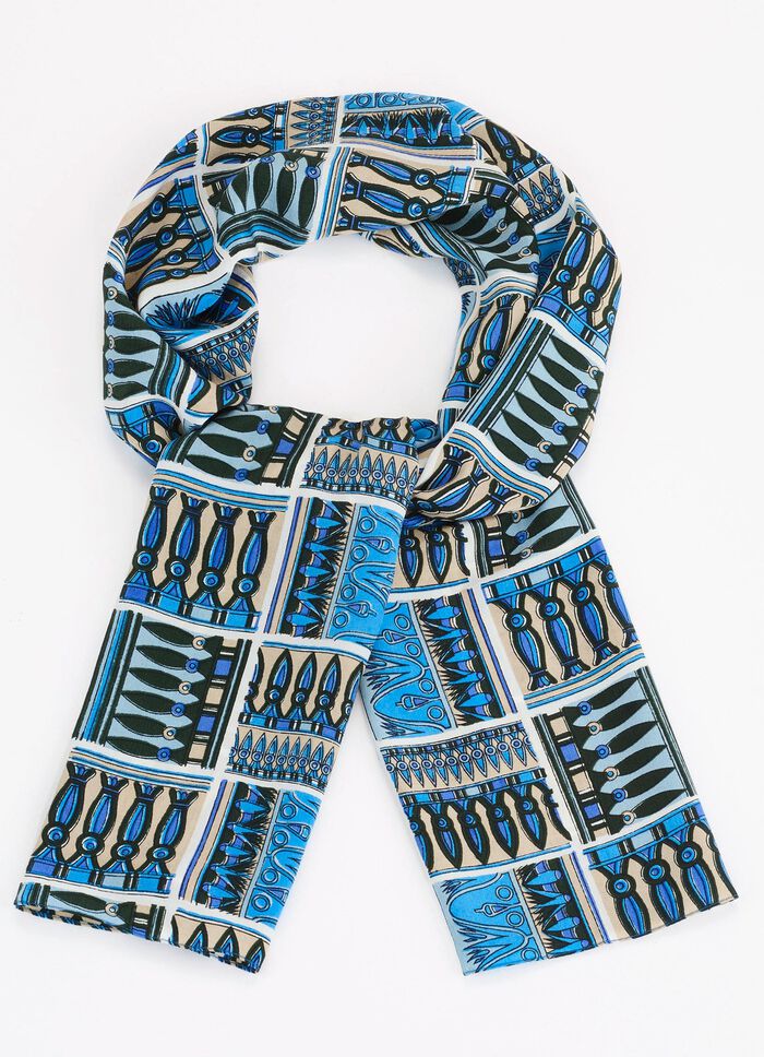 Schal mit Fantasiedessin 