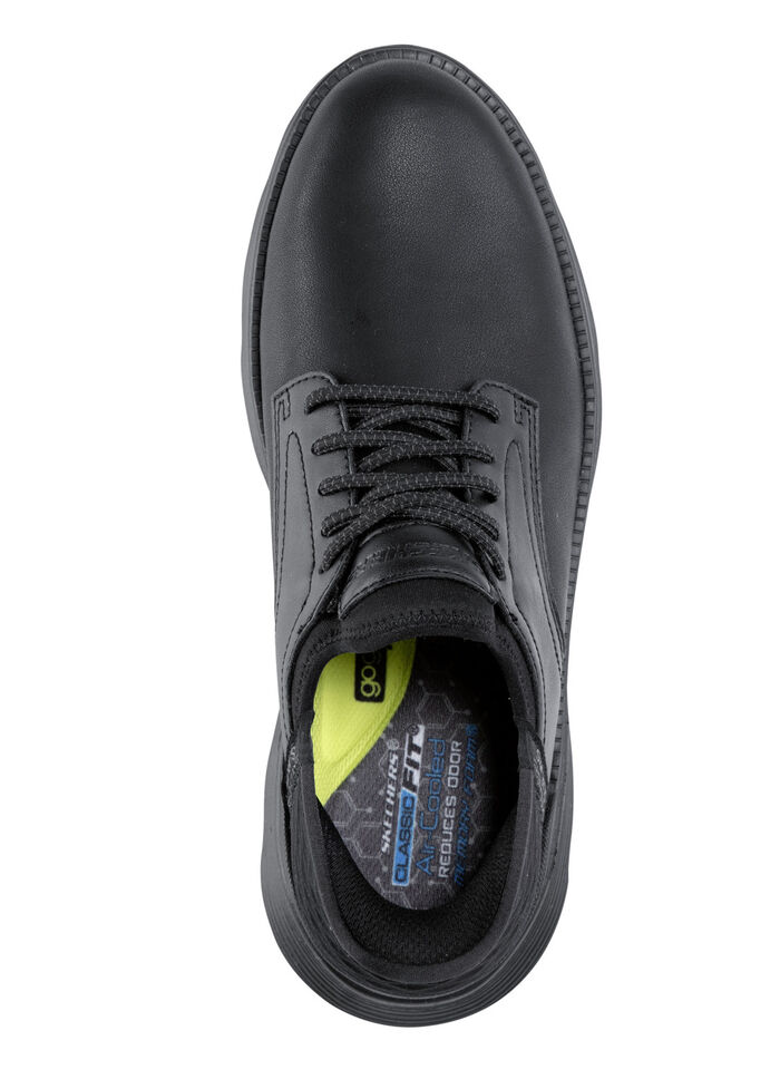 SKECHERS Slipper mit geformter Slip-Ins Fersenplatte SCHWARZ