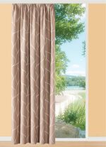 &Uuml;bervorhang mit sch&ouml;nem Wellendessin 