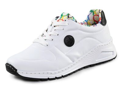 Rieker, stylische Damen-Sneaker, Weite H, mit herausnehmbarem Fussbett 