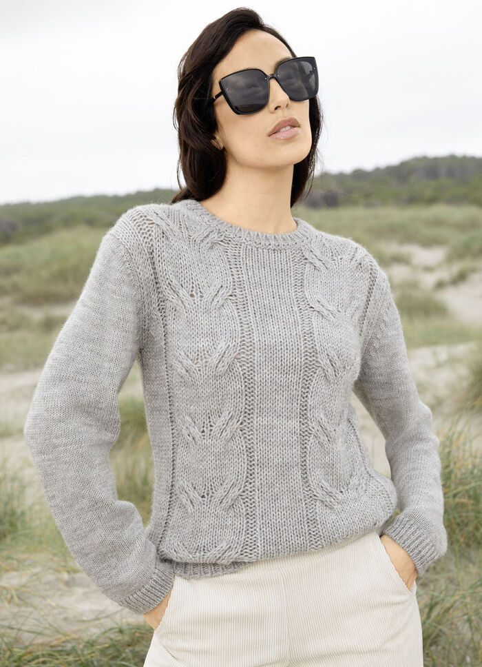 Pullover mit Alpaka 