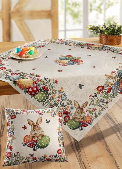 Fr&uuml;hlingshafte Tisch- und Raumdekoration 