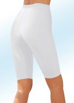Radlerhose mit Glanz-Effekt in 6 Farben WEISS
