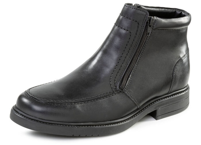 GINO GALANTE, gefütterte Herren-Stiefeletten, Winterschuhe, mit Lammfell SCHWARZ