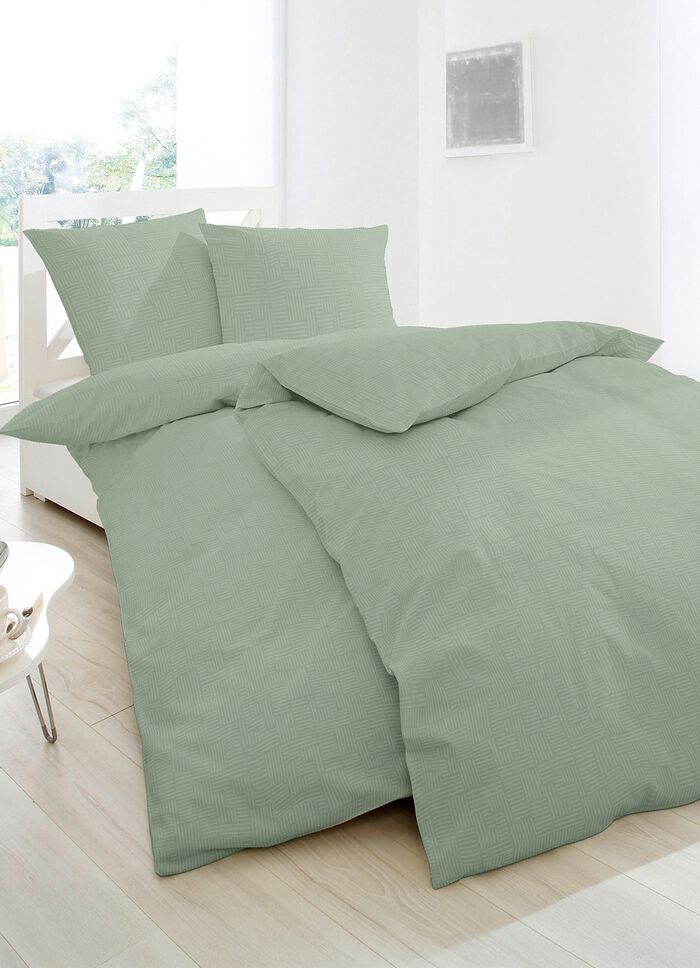 Barchent Bettw&auml;sche aus 100% Baumwolle 