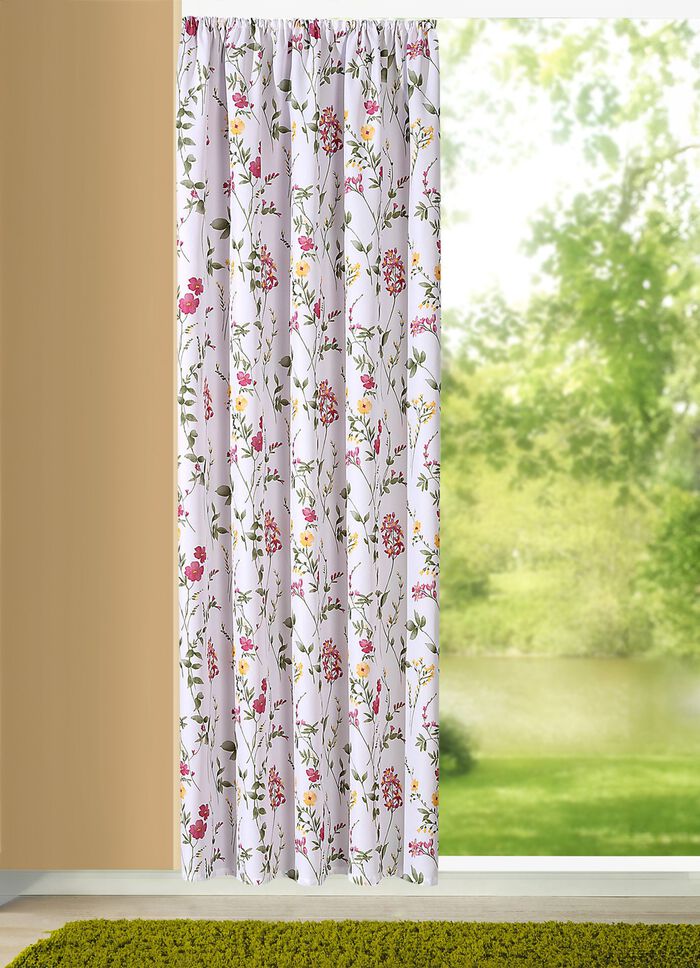 Wunderschöner Tag-/Nachtvorhang mit Universalschienenband 