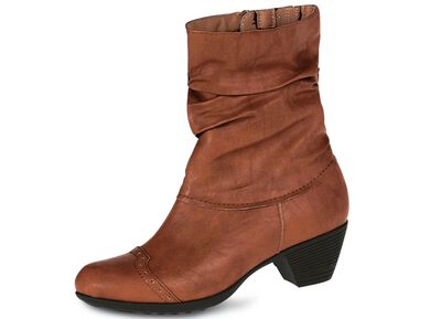 Andrea Conti, modische Damen-Stiefeletten, Winterschuhe, Weite G, mit Reissverschluss 