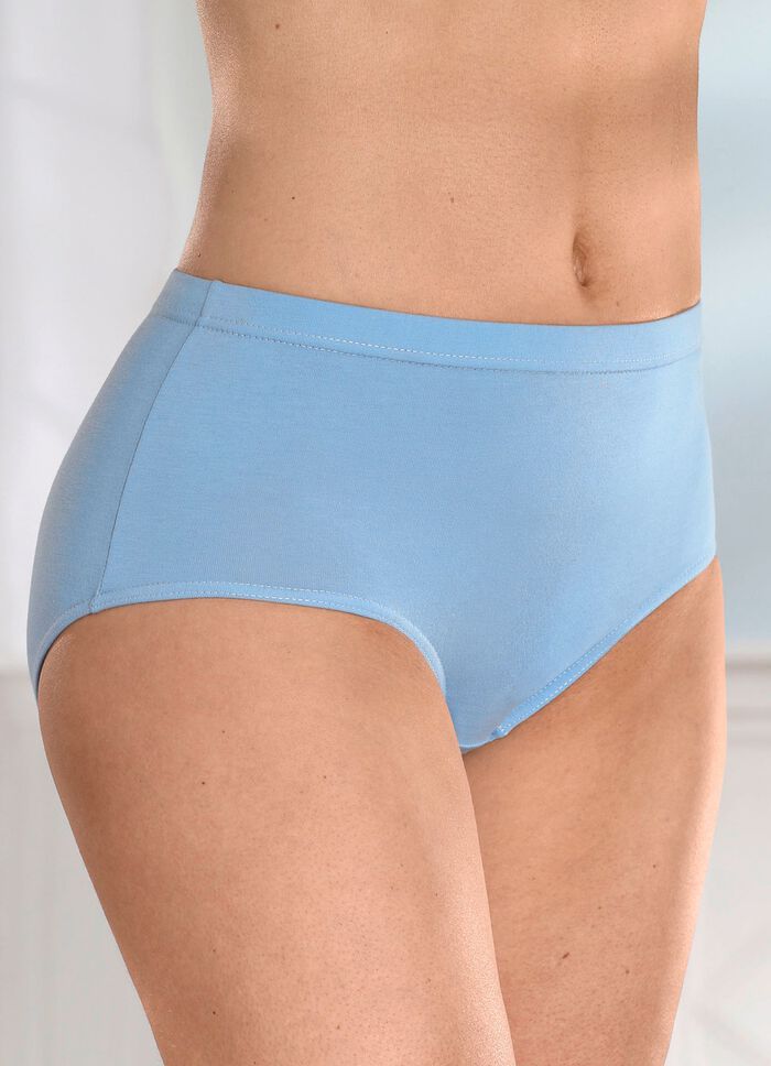 Viererpack Slips mit Gummizug im Bund 