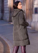 Kurzmantel mit gr&ouml;&szlig;enverstellbarer Kapuze 