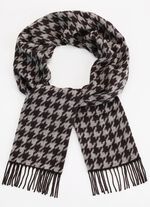 Schal mit Hahnentritt-Dessin 