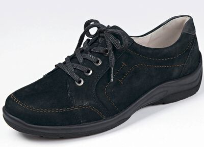 Waldl&auml;ufer, bequeme Damen-Schn&uuml;rschuhe, Weite H, mit herausnehmbarem Fussbett 