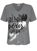 Shirt mit aufwendiger Pailettenzier 