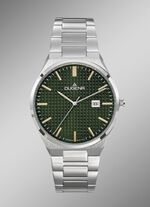 Dugena-Quartz-Herrenuhr mit Edelstahlbandgeh&auml;use 