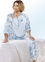 Zweierpack Pyjamas, Langarm und Knopfleiste 