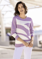 Pullover mit Intarsiendessin 