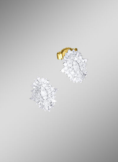 Exklusive Diamant-Ohrringe 