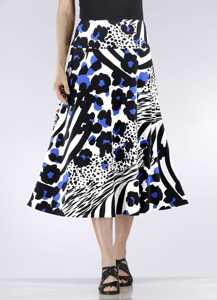 Rock mit figurg&uuml;nstiger, breiter Passe 