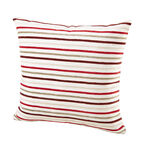 Kissenbezug im Streifen-Design BORDEAUX