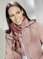 Schal mit Fantasiedessin