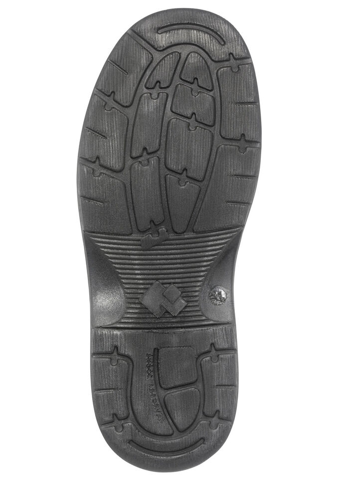 GINO GALANTE, gefütterte Herren-Boots, Winterschuhe, mit herausnehmbarem Fussbett SCHWARZ-BURGUND