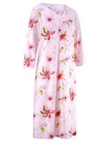 Zweierpack Nachthemden, 3/4-lange &Auml;rmel mit Knopfleiste 