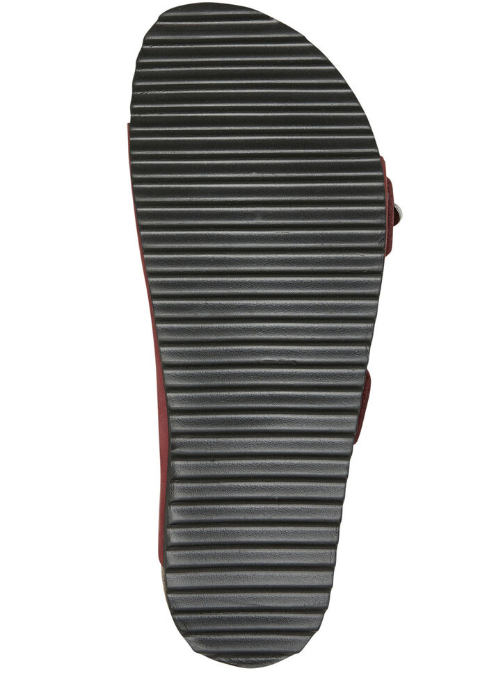 Andrea Conti Pantolette mit bunt bedrucktem Lederfussbett BORDEAUX